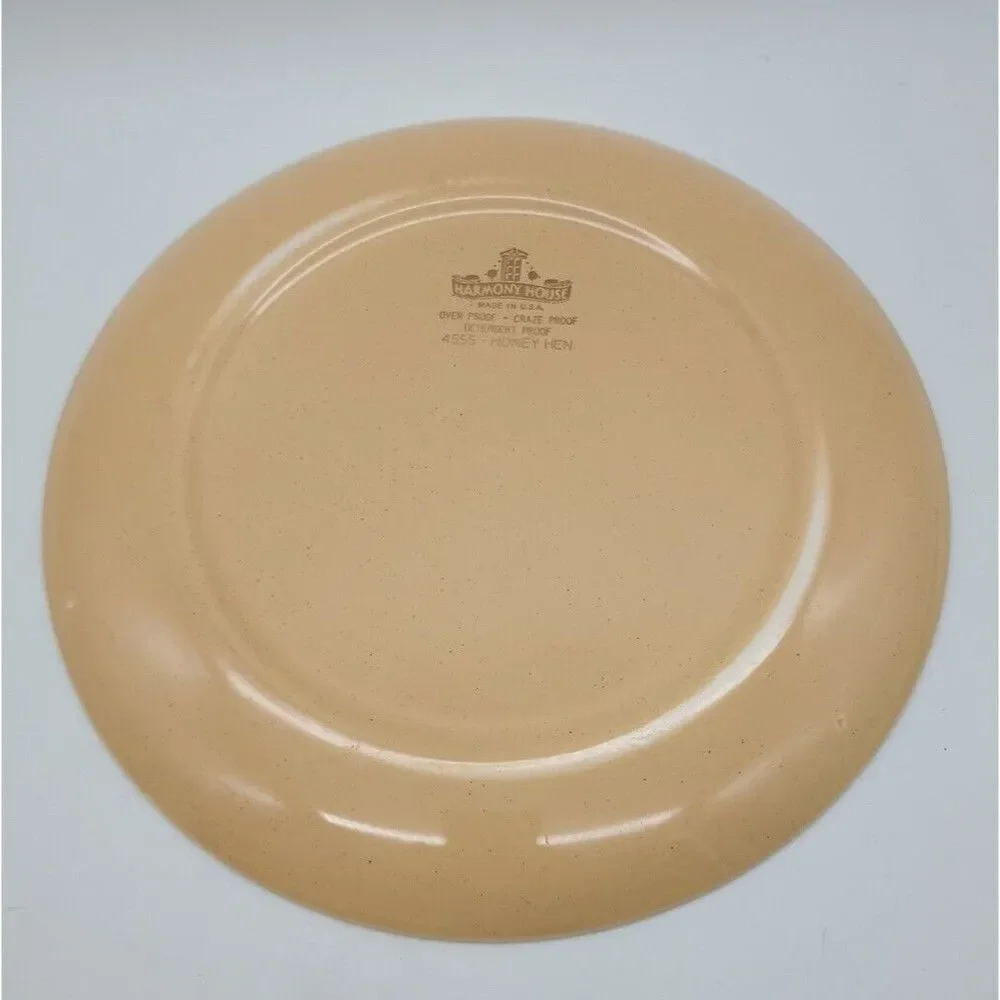 harmony house honey hen Dinner Plate Yellow Replacement 10